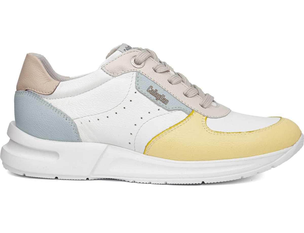 Callaghan 92120 Dorcas S.I.L Sneakers Damen Gelb Weiß | PSQ915WQ