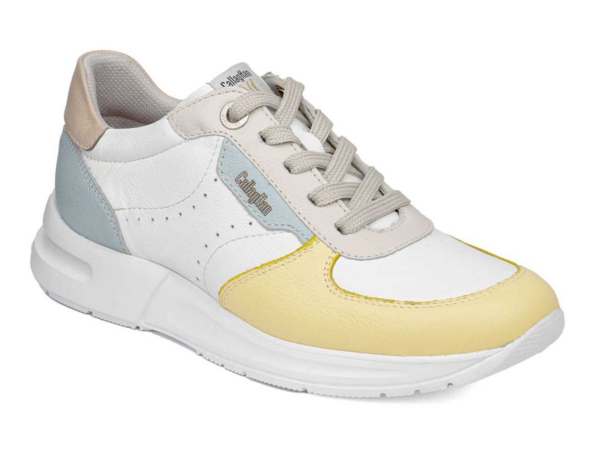Callaghan 92120 Dorcas S.I.L Sneakers Damen Gelb Weiß | PSQ915WQ