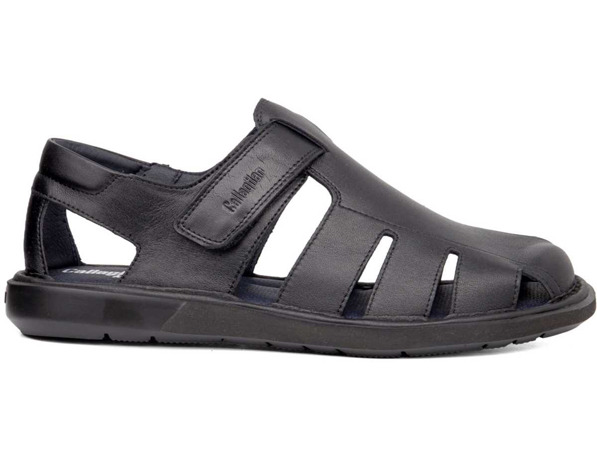 Callaghan 92311 Leban Sandalen Herren Schwarz | RPE3447FO
